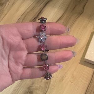 VCLM Elegant Pink Floral Bracelet